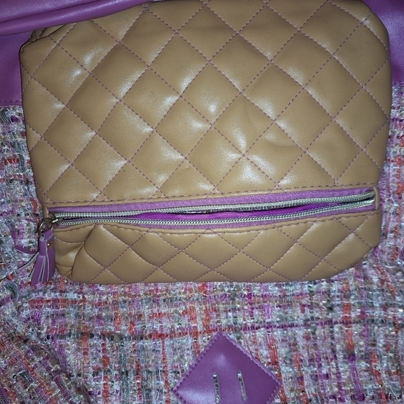 Pink Plaid Backpack - Picture 3 of 5